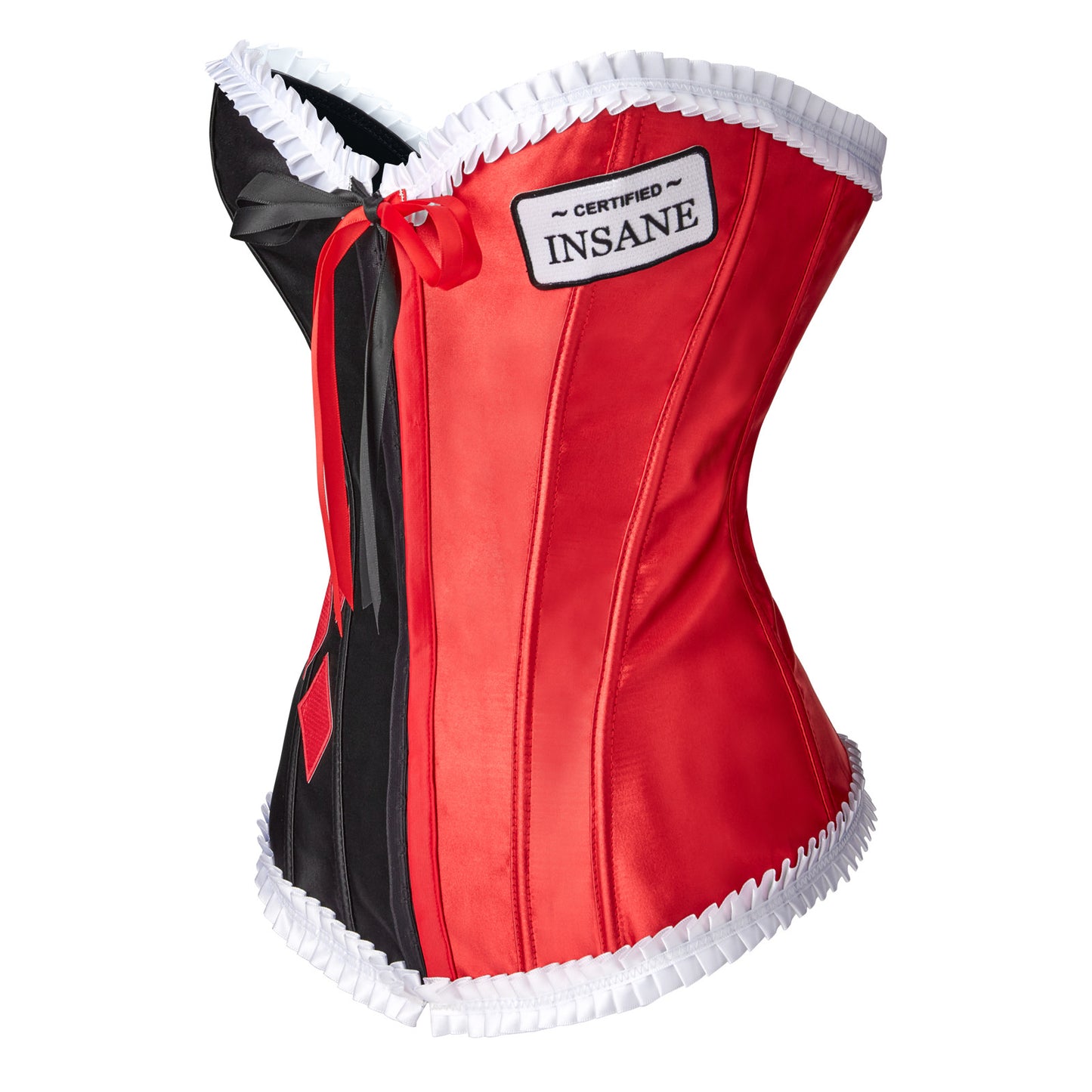 LittleForBig女子コルセット【マッド ラブ】レースアップ トップ UC203