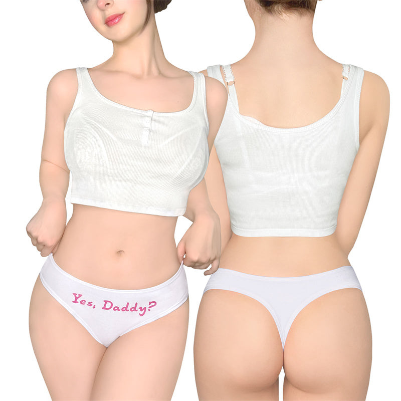 Littleforbigレディース 3色綿パンティー【パパ】Tバック 3枚セット LB-UP202-S301
