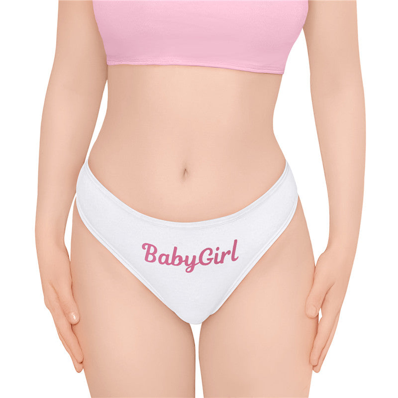 Littleforbigレディース 3色綿パンティー【少女】Tバック 3枚セット UP204-S301