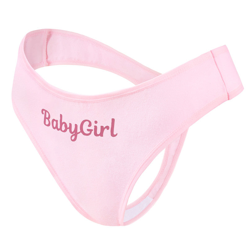 Littleforbigレディース 3色綿パンティー【少女】Tバック 3枚セット UP204-S301