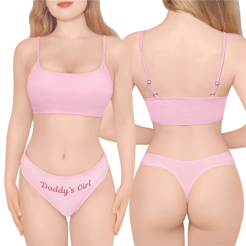 Littleforbigレディース 3色綿パンティー【よき子】Tバック 3枚セット UP205-S301