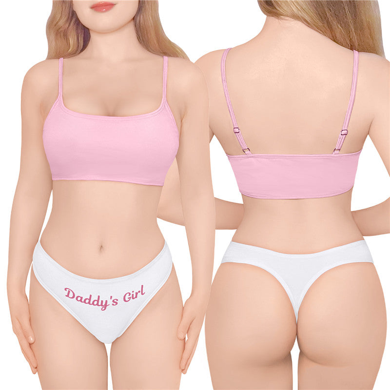 Littleforbigレディース 3色綿パンティー【よき子】Tバック 3枚セット UP205-S301