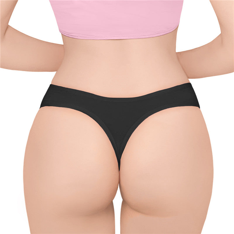 Littleforbigレディース 3色綿パンティー【よき子】Tバック 3枚セット UP205-S301