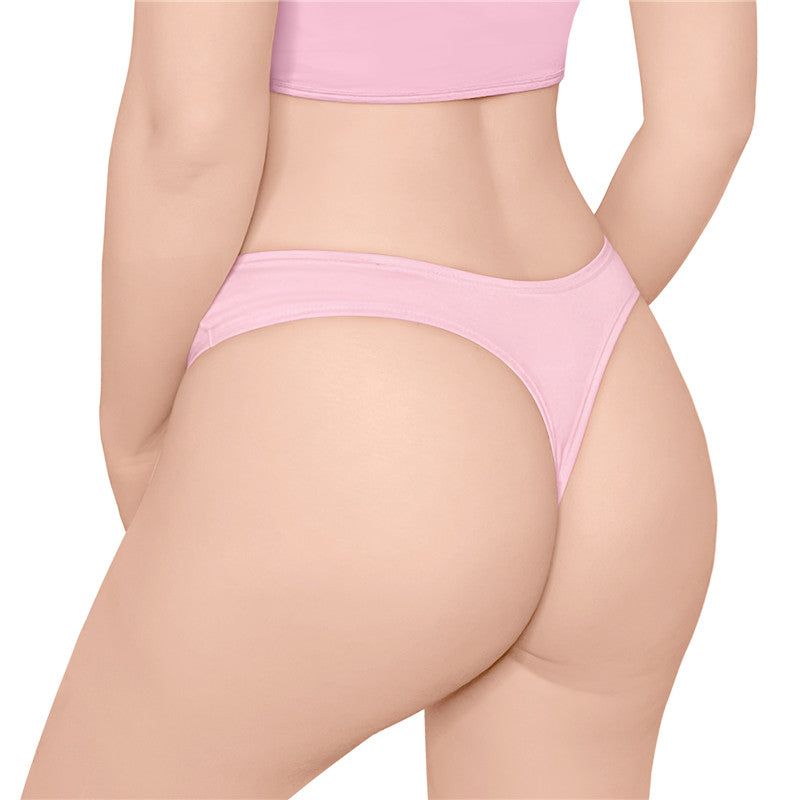 Littleforbigレディース 3色綿パンティー【よき子】Tバック 3枚セット UP205-S301