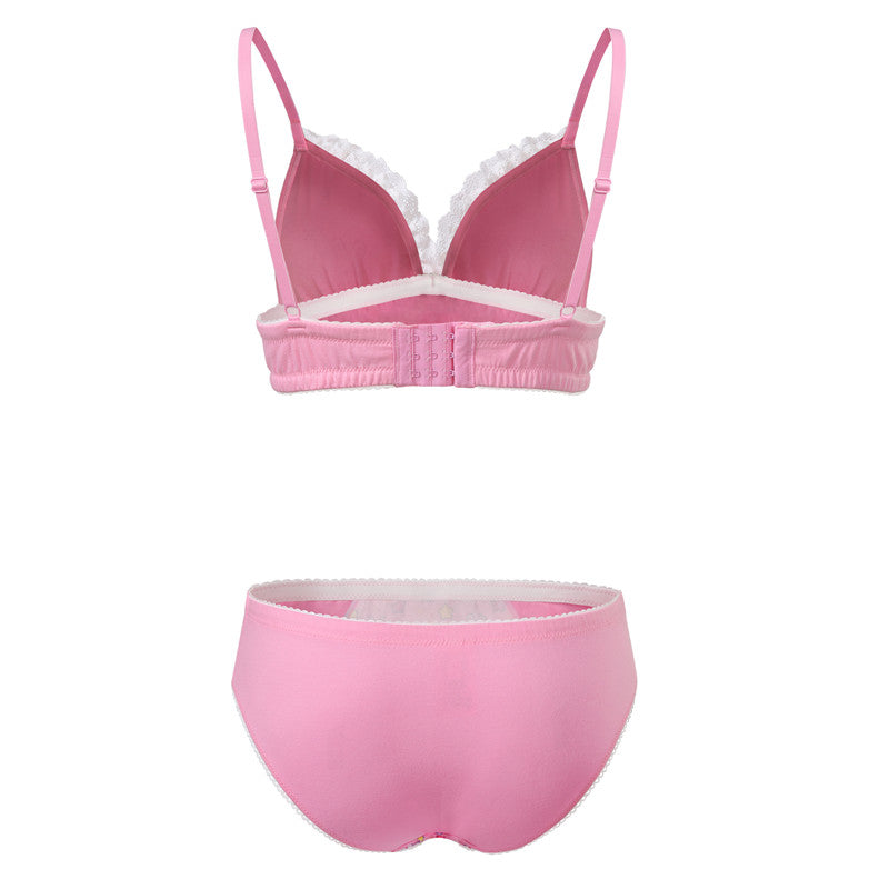 Littleforbig 女子ブラレット2点セット【うさぎ月】UT233P