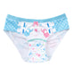 LittleForBigレディースシルキーパンティー【象ちゃん】テーマプリント 蝶結び 下着 快適フィット ブルー UP230B