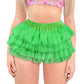 LittleForBigメンズ綿パンティー ふわふわペチコート【バレリーナチュチュスカート風】4層メッシュチュチュ リボン付き ブリーフ 緑 MUP525V
