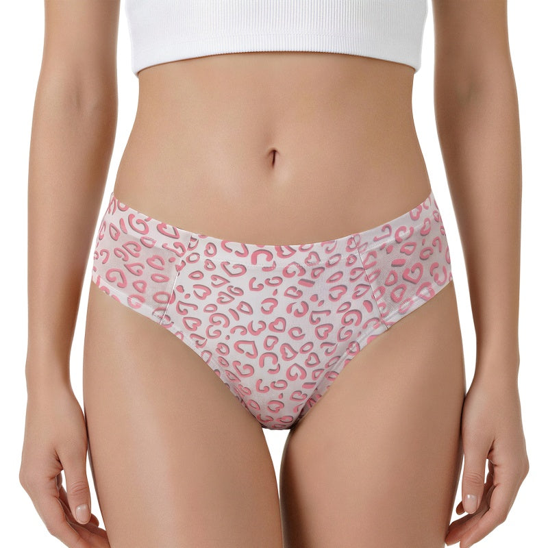 LittleForBigメンズ Tバックパンティー タッキングギャフ ブラジリアンチーキー【浮き立つハート柄】 下着 シェイプブリーフ スムース柔軟メッシュ ピンク MUP530-C05