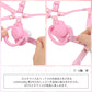 LittleForBig大人用おしゃぶりヘッドハーネス【ふわふわファー】調整可能なレザーストラップ 付け替え&取り外し可能な耳 シリコーンニップル DIY可能 ピンク GS003P