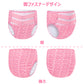 LittleForBig大人用TPU製トレーニングパンツ【シシー】総柄 面ファスナーで調節可能 大容量250mL吸収コア 洗濯可 厚手 伸縮性ウエストバンドと裾 サイズ調節可能 漏れ防止 ピンク MDC342P