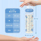 LittleForBig大人用哺乳びん【セーラーあおちゃんの航海冒険】防塵蓋付き 大容量450 mL 引き換え可能なシリコーンニップル 大人向けグラス哺乳瓶 青 BTL10