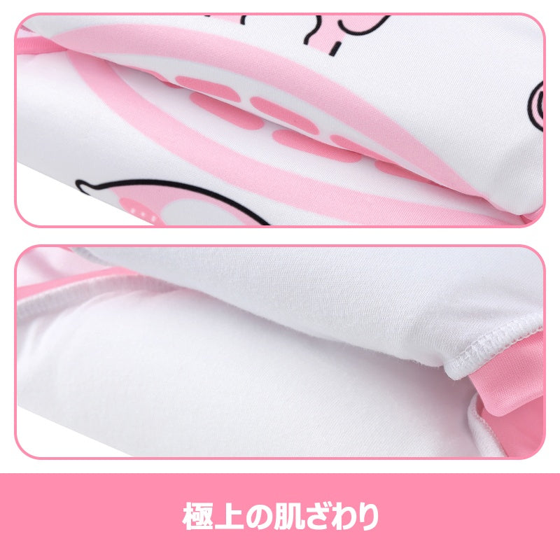 LittleForBig大人用単体で使えるトレーニングパンツ 大人用布おむつパンツ【うさぎ】吸収・防漏・通気性 シルキー素材 ハイウエスト 介護 洗濯可 ピンク DC324P