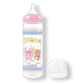 LittleForBig大人用哺乳瓶 大容量450mL ガラス製 哺乳びん【なかよしのお友達】テーマ 防塵蓋付 交換可能なシリコーンニップル 広口設計 BPAフリー 高耐久 X字型の飲み口 持ち運び便利 電子レンジ対応 ピンク BTL11