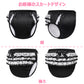 Littleforbig大人単体で使えるトレーニングパンツ 光沢サテン【お姫様スカート】蝶結びとフリル付き 吸収・防漏・通気性 ストレッチウェストで快適 洗濯可 黒 DC302H