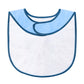 LittleForBig大人ビブ よだれかけ 可愛いエプロン【綿＋防水シート】あおちゃん柄 大人用スタイ 調整可 ブルー B28