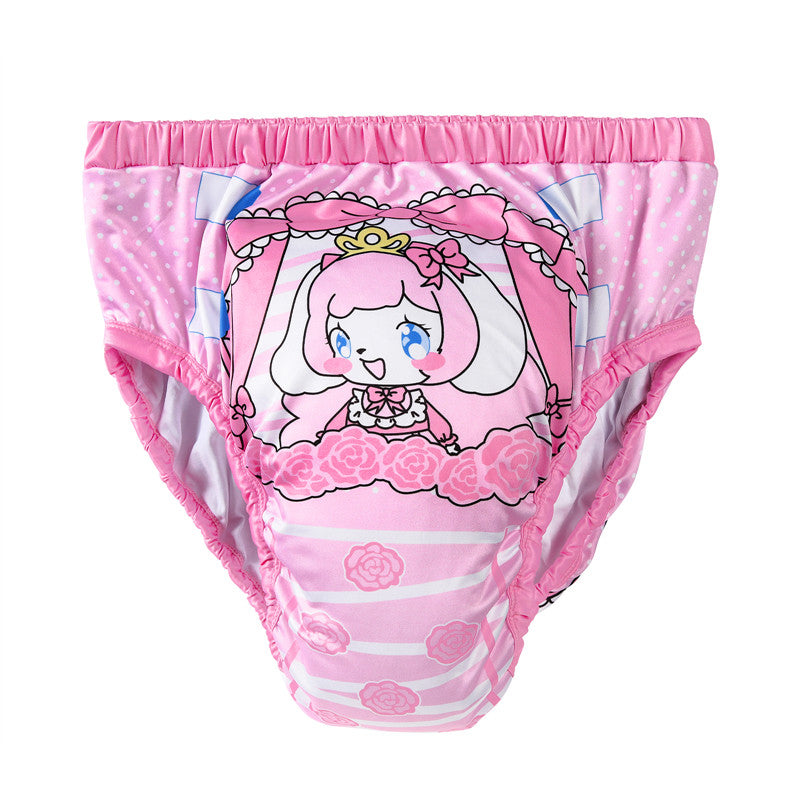 LittleForBig大人用シルキー単体で使えるトレーニングパンツ【ピンキー美姫ちゃん】吸収・防漏・通気性 ストレッチウェストで快適 洗濯可 ピンク DC310P