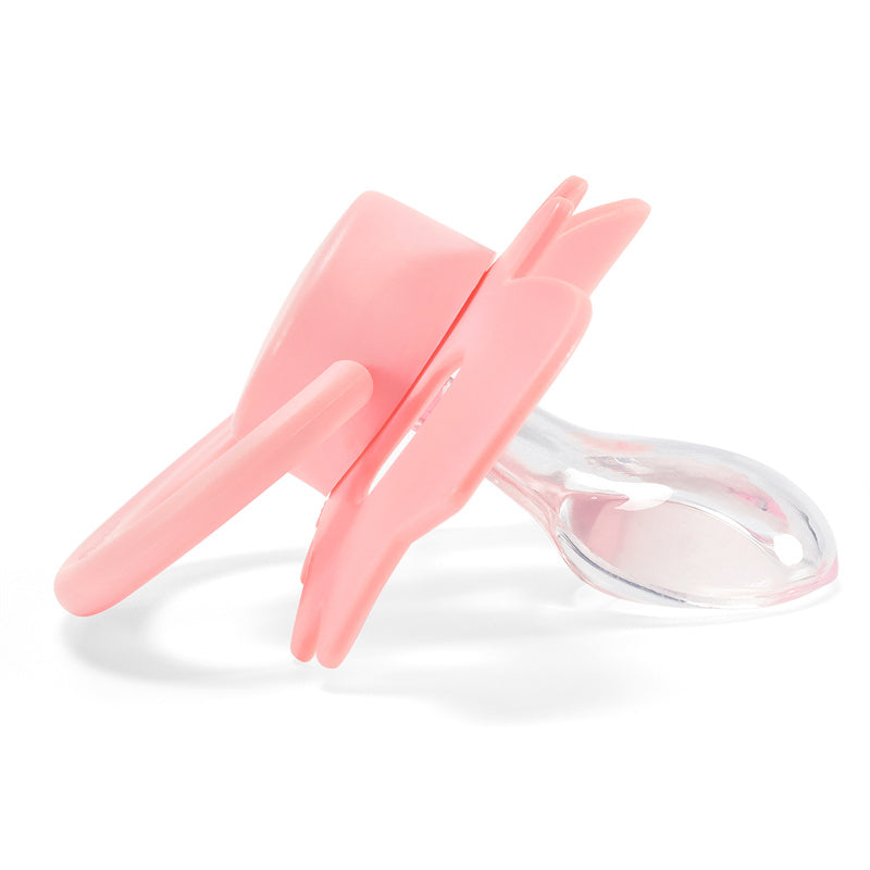 LittleForBigおしゃぶり 第2代【ハロウィン風コウモリちゃん】防塵カバー付 カスタマイズ可能 コウモリ型シールド ピンク P90-Pink