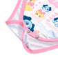 LittleForBig大人ロンパース パジャマ【あおちゃんの恋い物語】ロマンチックなプリント スベスベシルキー触感 ボディスーツ ピンク DP0039