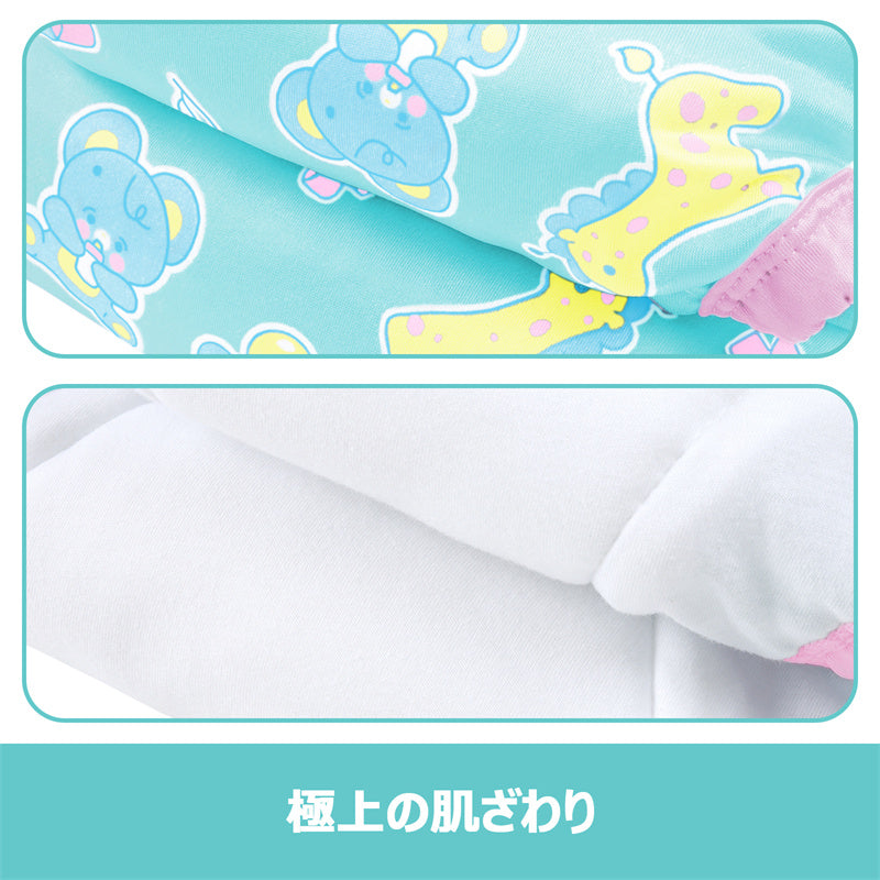 LittleForBig大人用シルキー単体で使えるトレーニングパンツ【遊園地】吸収・防漏・通気性 ストレッチウェストで快適 洗濯可 緑 DC312V