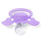 LittleForBigおしゃぶり 第2代【ハロウィン風コウモリちゃん】防塵カバー付 カスタマイズ可能 コウモリ型シールド 紫 P90-Purple