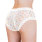LittleForBigメンズ メッシュパンティー 体型カバー【ハートと水玉】レースとリボン飾り ヒップスターブリーフ タッキングガフパンティー 下着 白 MUP517W1