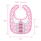 LittleForBig 大人ビブ よだれかけ 可愛いエプロン 【綿＋防水シート】 ピンク baby柄 B20