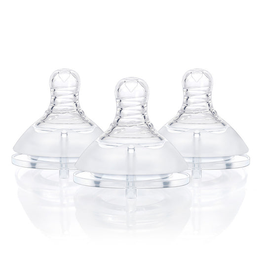 LittleForBigリップシールド付き大人哺乳びん用ニップル3個セット 大人用引換乳首シリコンおしゃぶり LittleForBigボトル対応 BTN04-S301