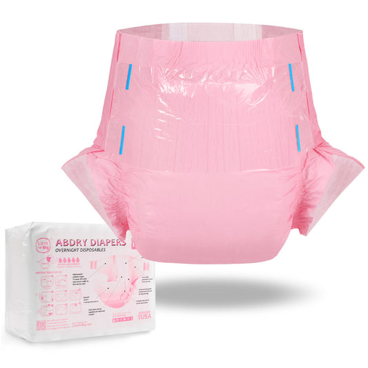 LittleForBig大人紙おむつ パンツタイプ【無地】厚型 オムツパンツ 6500mL高い吸収力 テープ型 10枚入り D11
