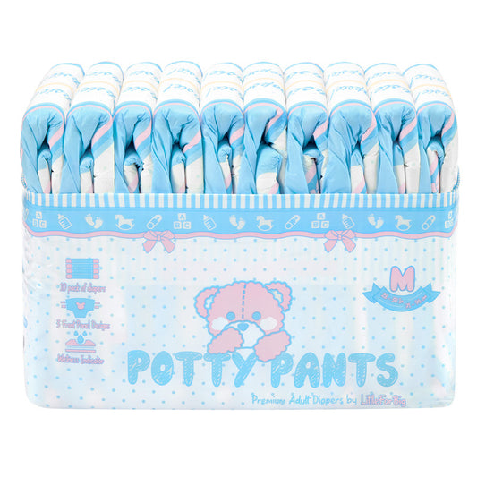 LittleForBig大人用おむつ お知らせサインの線 3種絵柄 ABDL/介護【テディパンツ】10枚 D30