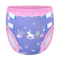 LittleForBig大人用シルキートレーニングパンツ【木馬ちゃん】 ウェストゴム付き 吸収層入り 通気性 洗濯可 快適フィット 紫 DC303Z