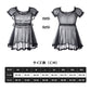 LittleForBigユニセックス シアーメッシュドレス【リラックスフィット】 薄手のシースルートップス ドレス ブラック M338H