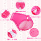 LittleForBigメンズ メッシュパンティー 可愛い【水玉の遊び心】 体型カバー レースとリボン飾り ショーツ ローズ MUP512F