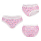 LittleForBigメンズ パンティー 体型カバー 可愛い 【田舎風】 メッシュ パンティー ブリーフ ピンク MUP517P