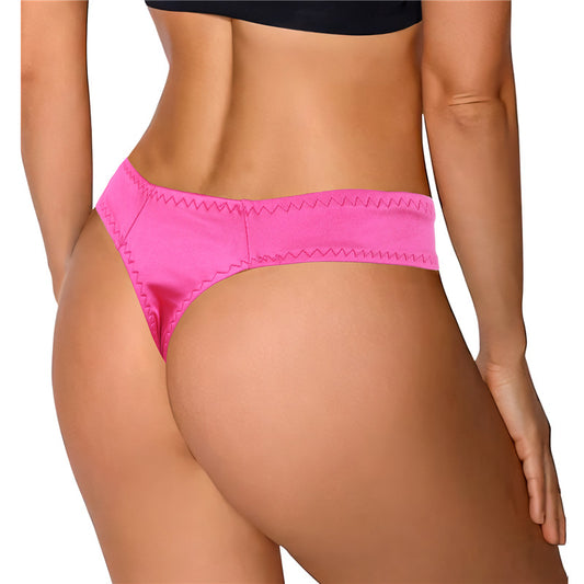 LittleForBig大人パンティー 厚い腰ひもTバック ユニセック スシェイプウェア ショーツ スムース ローズ MUP527F