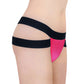 LittleForBigメンズショーツ 大人パンティー ダブルストラップTバック ユニセック スシェイプウェア スムース ローズ MUP529F