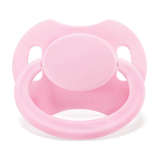 LittleForBig大人用おしゃぶり 新型2代 組み合わせ可 無地 ピンク3点セット P88-S303