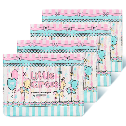 LittleForBig大人用おむつ 4パックセット【小さなサーカス】D25