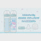 LittleForBig大人用哺乳びん【テディパンツ】防塵蓋付き 大容量450mL 引き換え可能なシリコーンニップル 大人向けグラス哺乳瓶 ブルー BTL06