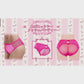 LittleForBigメンズ メッシュパンティー 可愛い【水玉の遊び心】 体型カバー レースとリボン飾り ショーツ ローズ MUP512F