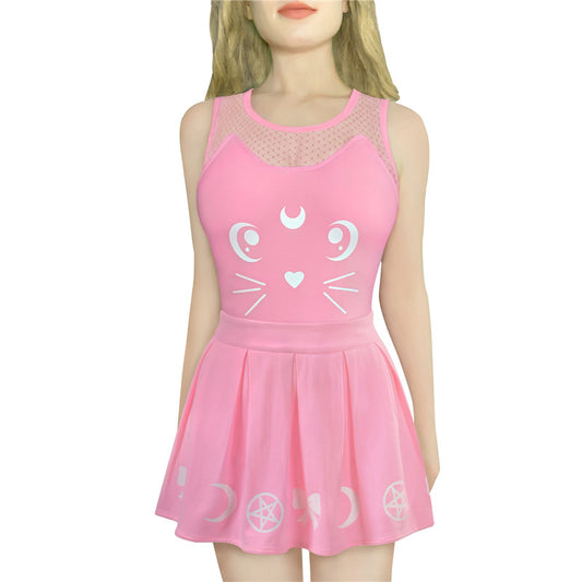 LittleForBig大人用ロンパース【ルナ】スカートセット LB-054