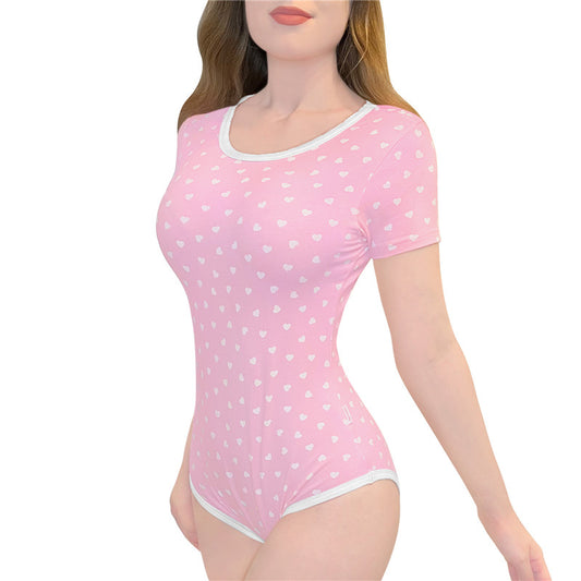 Littleforbig大人用ロンパース【ベビードール】091