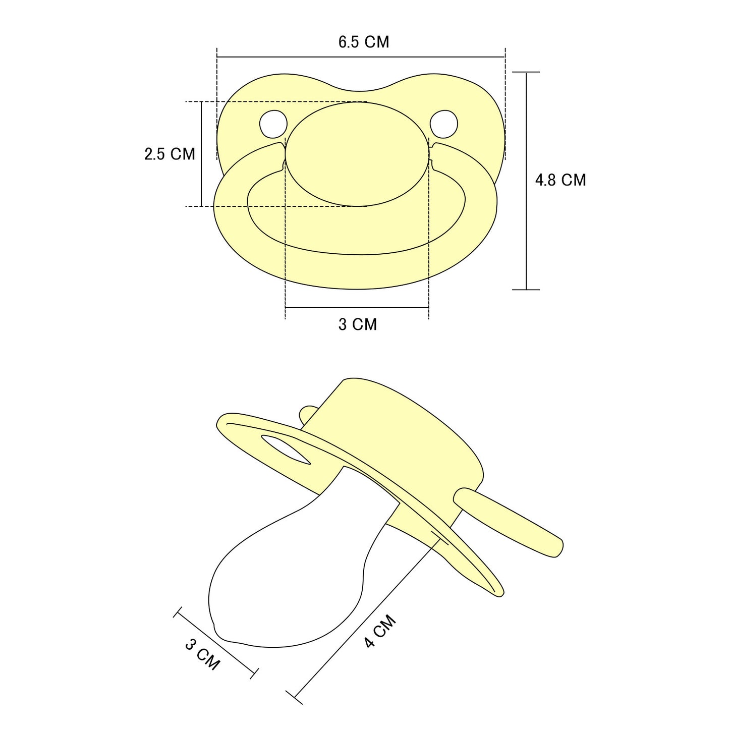 LittleForBig 大人用おしゃぶり P31-Yellow