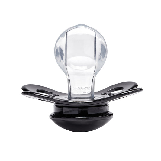 LittleForBig 大人用おしゃぶり 3代目 蓋付 P89-Black